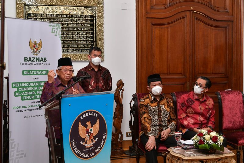 Wapres Minta Diaspora Indonesia Di Mesir Jadi Penghubung Jalur Rempah