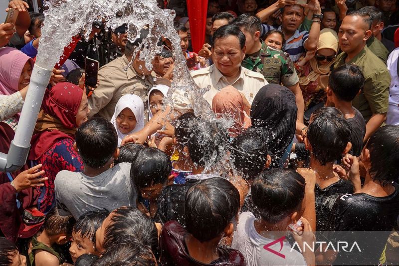 Menhan Resmikan Sumur Bor Di Banyumas