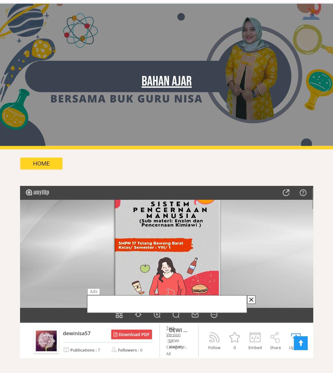 Google Sites Sebagai Media Pembelajaran Di Masa Pendemi.