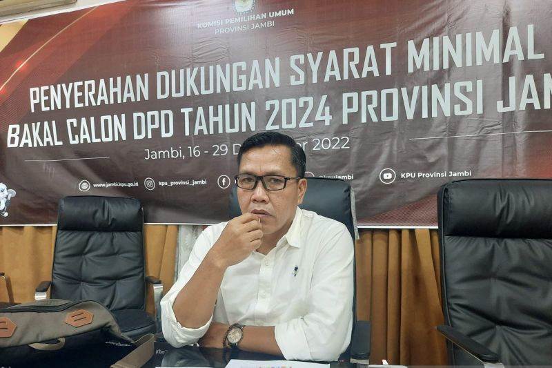 Kpu Provinsi Jambi Nyatakan 18 Bakal Calon Dpd Berkas Lengkap